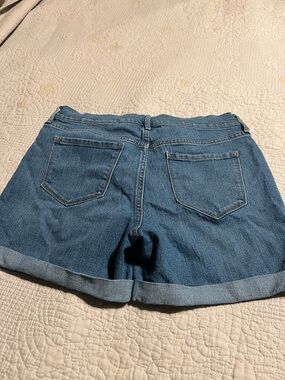 Old Navy Blue Rolled-Hem Denim Shorts